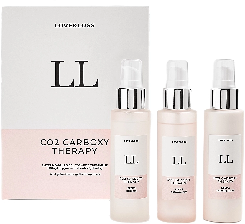 Love&Loss Набір CO2 Carboxy Therapy (2gel/100ml + mask/100ml) - фото N1