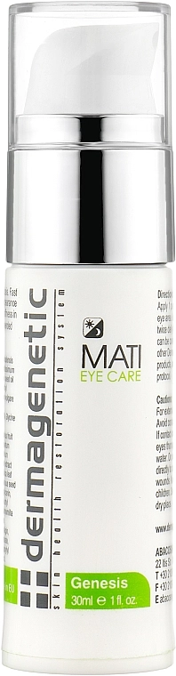 Dermagenetic Крем-гель для кожи вокруг глаз Genesis Mati Eye Serum - фото N1