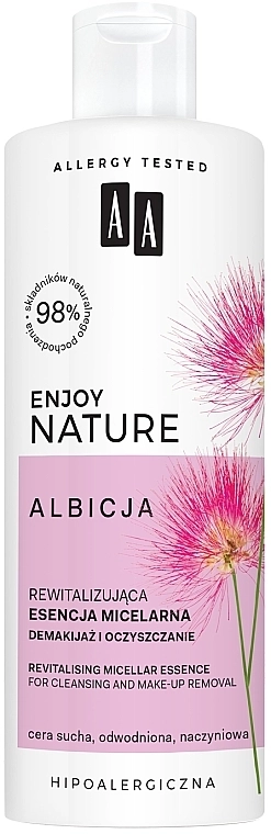 AA Восстанавливающая мицеллярная эссенция для лица Enjoy Nature Albicja Revitalising Micellar Essence - фото N1