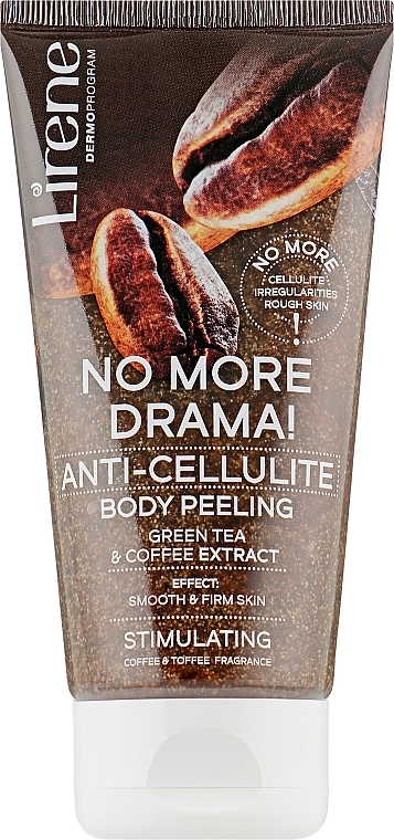 Lirene Антицеллюлитный пилинг для тела No More Drama! Anti-Cellulite Peeling - фото N1