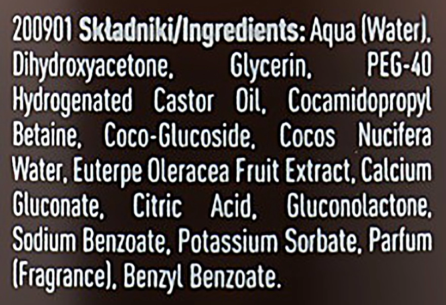 Lirene Бронзирующая пена для тела с органической кокосовой водой для смуглой кожи Espress Self Tanning Foam Dark Skin - фото N3