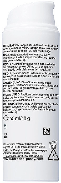 La Roche-Posay Антивіковий сонцезахисний засіб для обличчя проти зморшок і пігментації, SPF50 Anthelios Age Correct SPF50 - фото N3