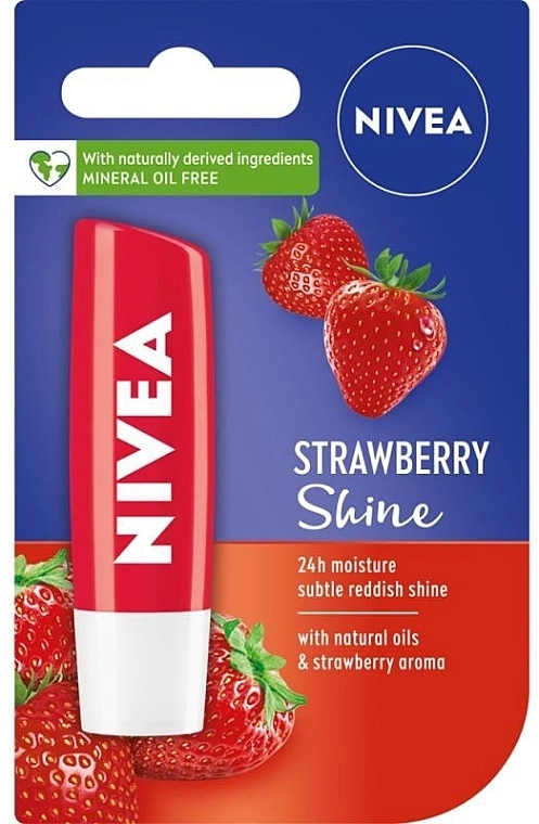 Nivea Бальзам для губ "Полуниця" Strawberry Shine - фото N1