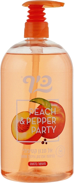 Keff Рідке мило "Персик і перець" Peach & Pepper Party Soap - фото N1