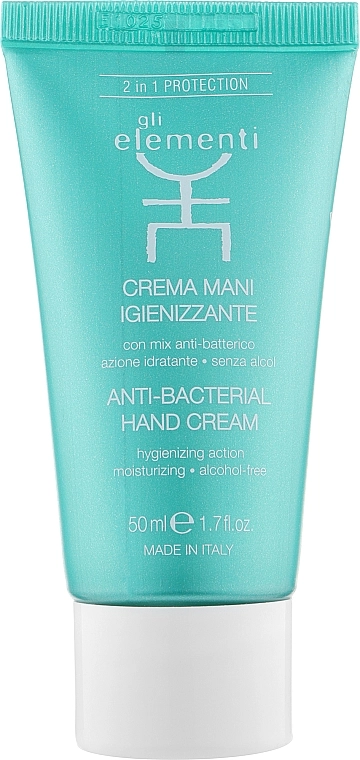 Gli Elementi Крем для рук антибактеріальний Anti-Bacterial Hand Cream - фото N1