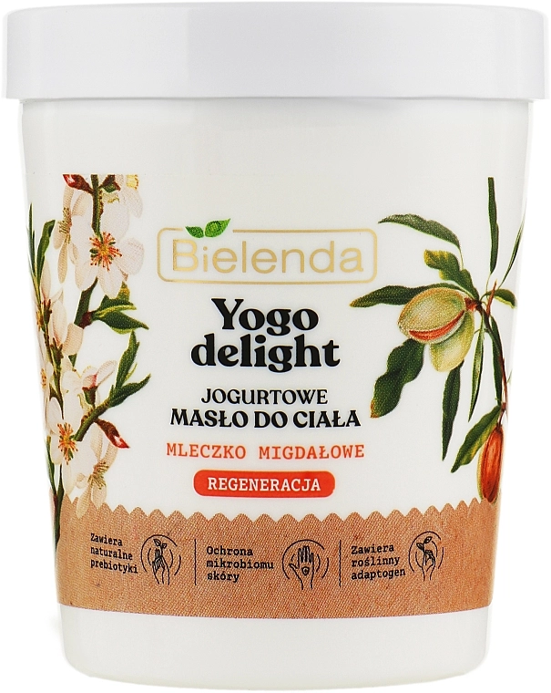 Bielenda Увлажняющее масло для тела Yogo Delight Maslo Do Ciala Mleczko Migdalowe - фото N1