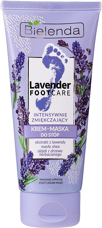 Bielenda Пом'якшувальна крем-маска для ніг Lavender Foot Care Foot Cream Mask - фото N1