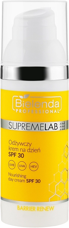 Bielenda Professional Інтенсивний живильний денний крем з керамідами SupremeLab Barrier Renew Nourishing Day Cream SPF30 - фото N1