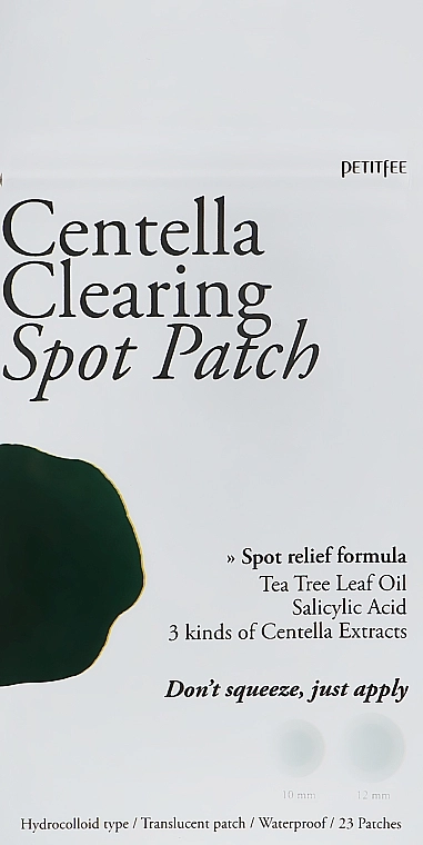 PETITFEE & KOELF Точечные патчи от воспалений с экстрактом центеллы азиатской Petitfee Centella Clearing Spot Patch - фото N1