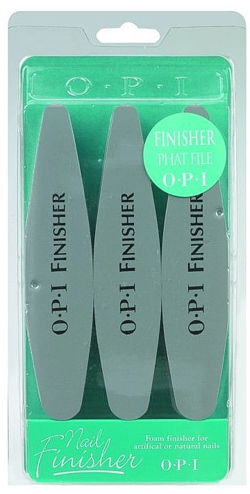 O.P.I Набор пилочек для ногтей 400/800/1200 грит. Finisher Phat File - фото N1