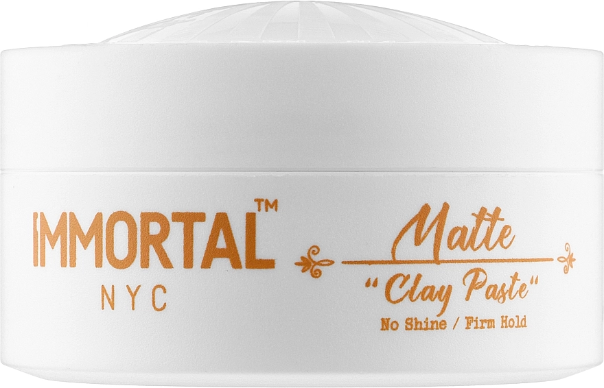 Immortal Матова глиняна паста для волосся NYC Matte "Clay Paste" - фото N1