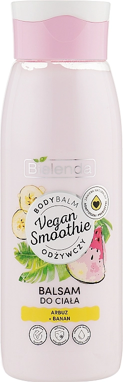 Bielenda Лосьйон для тіла "Кавун і банан" Vegan Smoothie Body Lotion - фото N1