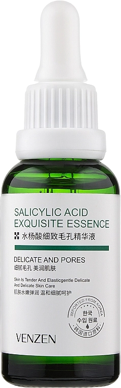 Venzen Сироватка для звуження пор із саліциловою кислотою Salicilic Acid Exquicite Essence - фото N1