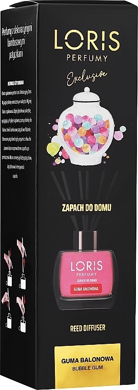 Loris Parfum Аромадифузор "Жуйка" Reed Diffuser Gum - фото N1