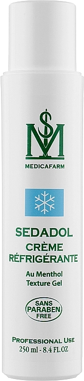 Medicafarm Крем для масажу з охолоджувальним ефектом Sedadol Creme Refrigerante Au Menthol - фото N1