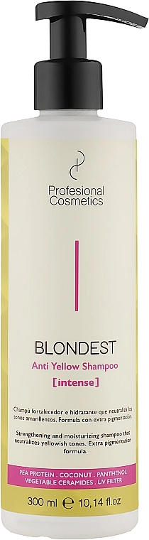 Profesional Cosmetics Шампунь антижовтизна Blondest Anti Yellow Intense Shampoo - фото N1
