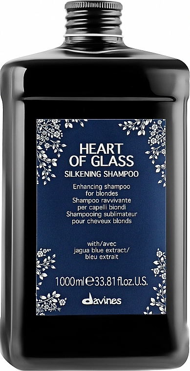 Davines Шампунь, який підтримує колір, для блонду Heart Of Glass Silkening Shampoo - фото N1