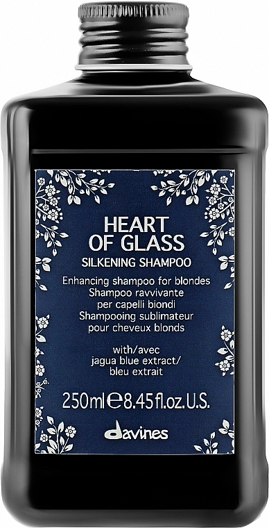 Davines Шампунь, який підтримує колір, для блонду Heart Of Glass Silkening Shampoo - фото N3