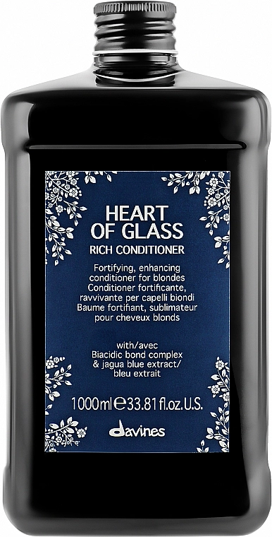 Davines Питательный кондиционер поддерживающий цвет, для блонда Heart Of Glass Rich Conditioner - фото N1