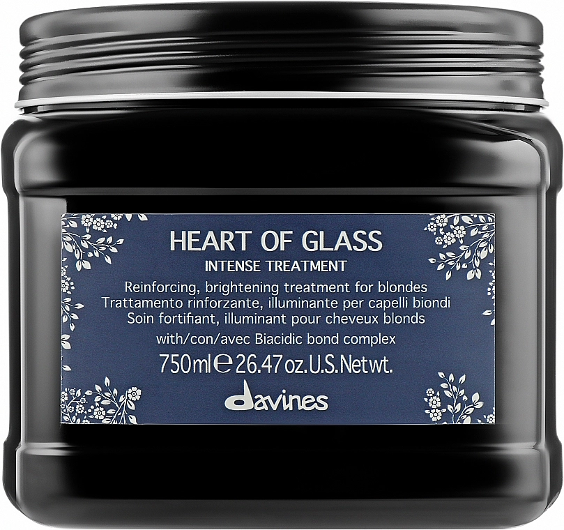 Davines Догляд для здорового сяючого блонда Heart Of Glass Intense Treatment - фото N3