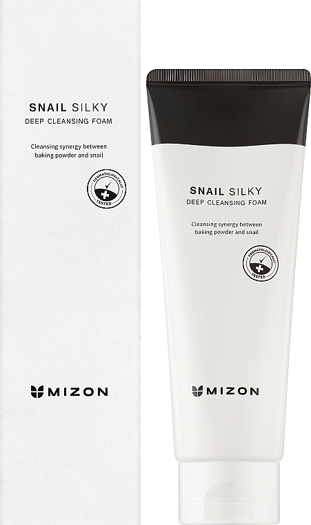 Mizon Глибокоочищувальна пінка для обличчя Snail Silky Deep Cleansing Foam - фото N2