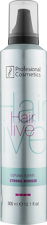 Profesional Cosmetics Пена для укладки волос Hairlive Strong Mousse - фото N1