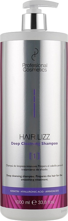 Profesional Cosmetics Шампунь для волос HAIR.LIZZ Deep Cleansing Shampoo - фото N1