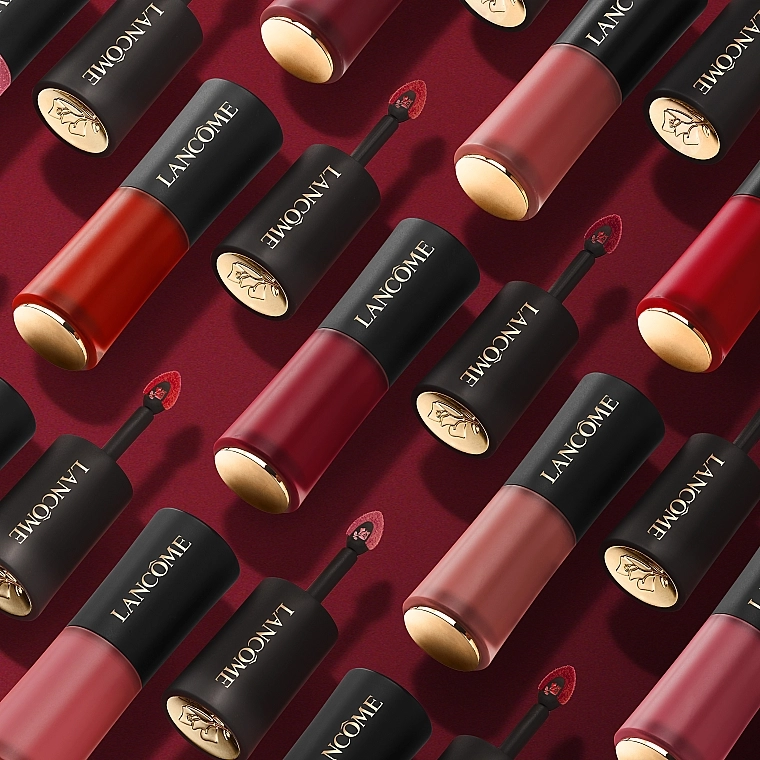 Lancome L'Absolu Rouge Drama Ink Стійка невагома помада-тінт для губ з матовим ефектом - фото N6