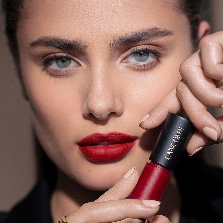 Lancome L'Absolu Rouge Drama Ink Стійка невагома помада-тінт для губ з матовим ефектом - фото N5