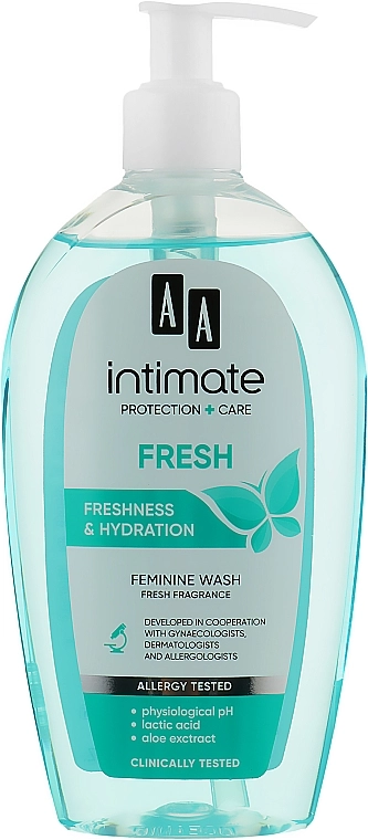 AA Гель для інтимної гігієни з дозатором "Свіжий" Cosmetics Intymna Fresh Gel - фото N1