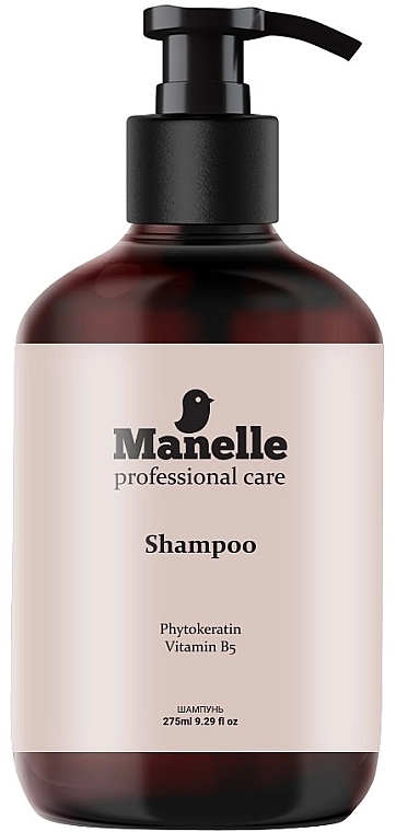 Manelle Безсульфатний шампунь с фитокератином и витамином В5 Phytokeratin Vitamin B5 Shampoo - фото N1