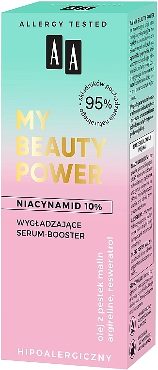 AA Разглаживающая сыворотка-бустер для лица My Beauty Power Niacinamide 10% Smoothing Serum-Booster - фото N4