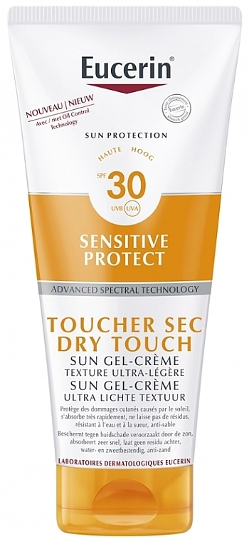 Eucerin Крем-гель для тела Sun Protection Sensitive Protect Sun Gel-Cream Dry Touch SPF 30 - фото N1