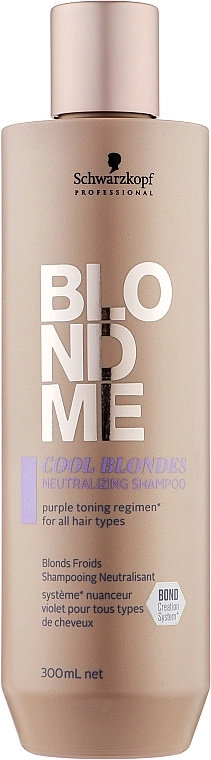 Schwarzkopf Professional Нейтрализующий шампунь для волос холодных оттенков блонд BlondMe Cool Blondes Neutralizing Shampoo - фото N1