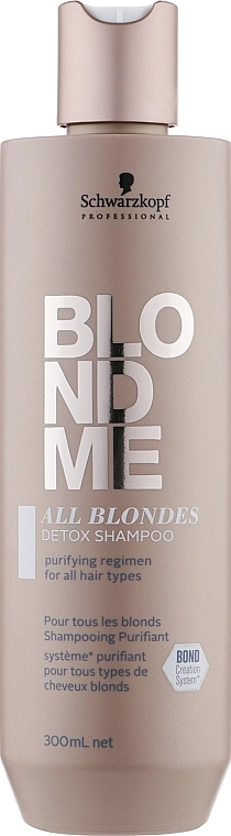 Schwarzkopf Professional Детокс шампунь для волос всех типов Blondme All Blondes Detox Shampoo - фото N1