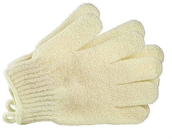 The Body Shop Перчатки банные, кремовые Exfoliating Bath Gloves - фото N1