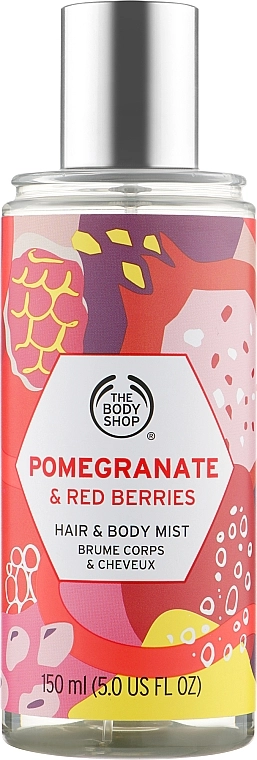 The Body Shop Спрей для волосся й тіла "Гранат і червоні ягоди" Pomegranate And Red Berries - фото N1