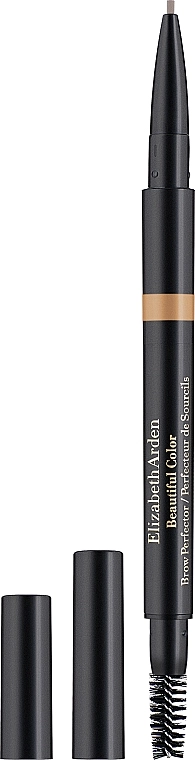Elizabeth Arden Beautiful Color Brow Perfector Автоматический карандаш для бровей 3в1 - фото N1