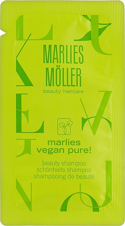 Marlies Moller Натуральный шампунь для волос "Веган" Marlies Vegan Pure! Beauty Shampoo (пробник) - фото N1