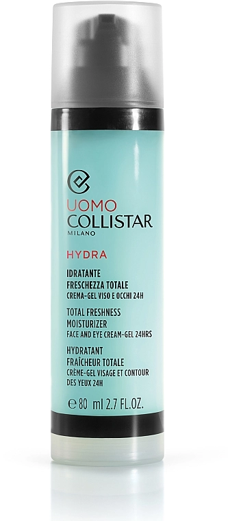 Collistar Крем для обличчя й шкіри навколо очей Total Freshness Moisturizer Face And Eye Cream-Gel 24H - фото N1