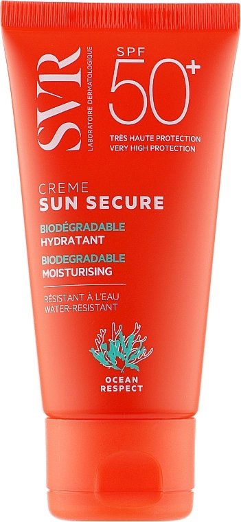 SVR Солнцезащитный крем Sun Secure Biodegradable Moisturizing Cream - фото N1