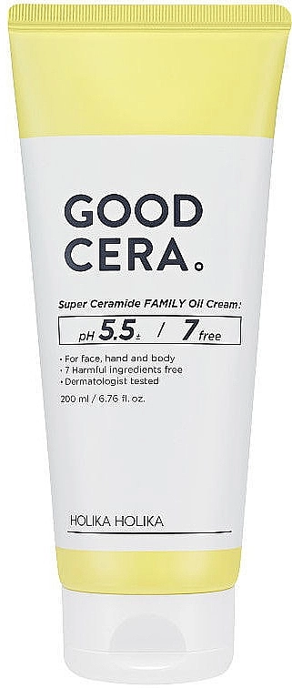 Holika Holika Універсальний крем для обличчя й тіла Skin & Good Cera Super Ceramide Family Oil Cream - фото N1