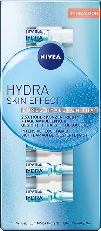 Nivea Увлажняющие ампулы для лица Hydra Skin Effect 7-Day Hydrating Treatment In Ampoules - фото N1