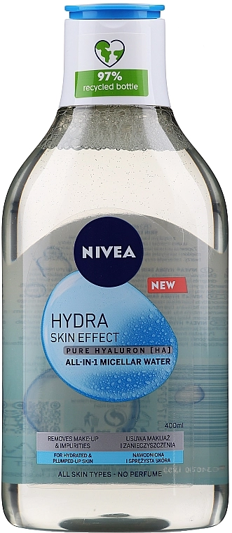 Nivea Міцелярна вода для очищення обличчя й зняття макіяжу Hydra Skin Effect - фото N1