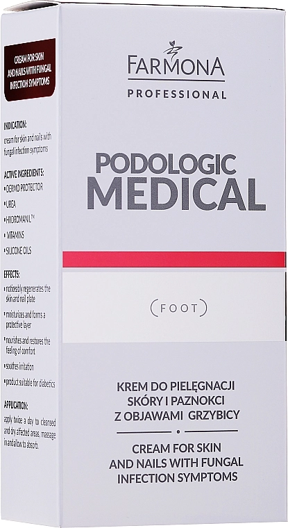 Farmona Professional Крем для ухода за кожей и ногтями при симптомах микоза Podologic Medical Cream For Skin With Fungal Infection Symptoms - фото N1