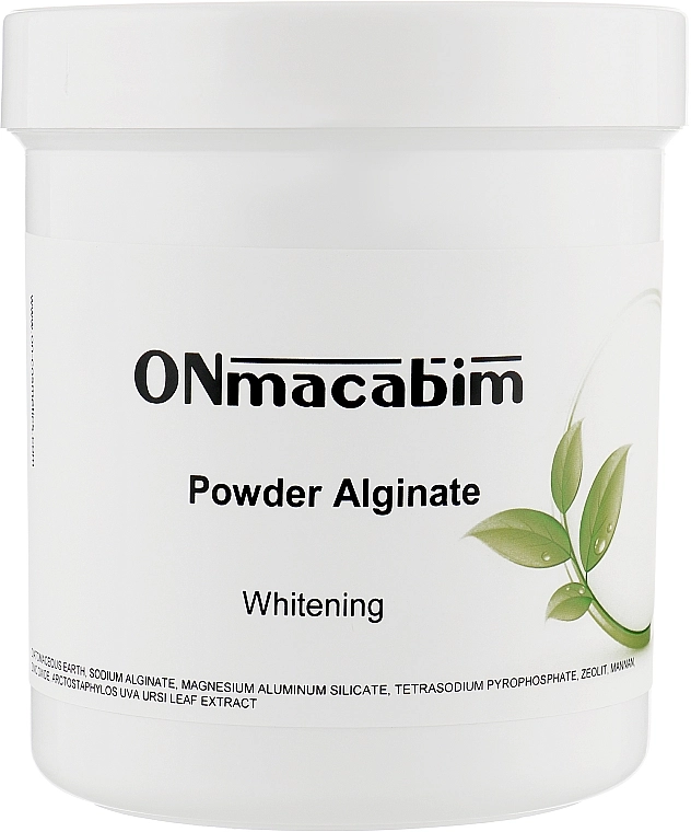 Onmacabim Альгінатна маска "Відбілювальна" Powder Alginate Whitening Mask - фото N1