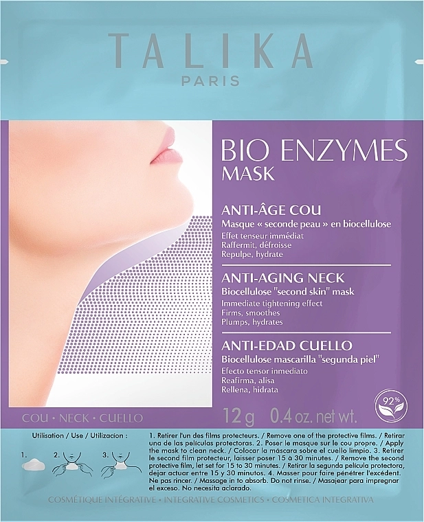 Talika Маска для області шиї Bio Enzymes Mask Anti-Age - фото N1