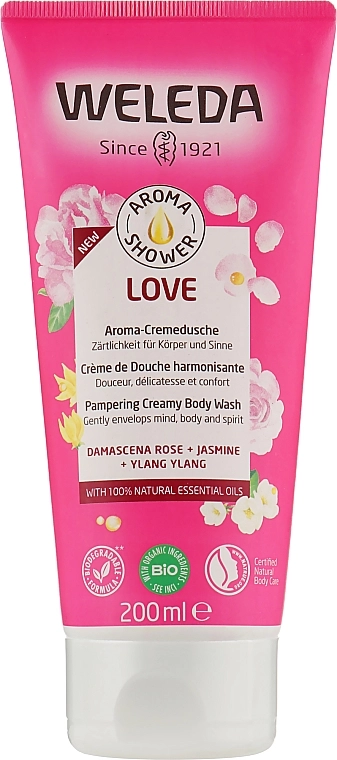 Weleda Крем-гель для душа "Арома любовь" Aroma Love Pampering Creamy Body Wash - фото N1