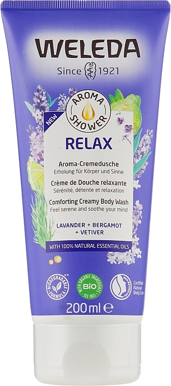 Weleda Гель для душа "Арома релакс" Aroma Relax Comforting Creamy Body Wash - фото N1