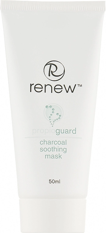 Renew Заспокійлива маска для обличчя на основі активованого вугілля Propioguard Charcoal Soothing Mask - фото N1